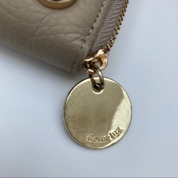 Leather studded wallet clutch - Picture 4 of 8